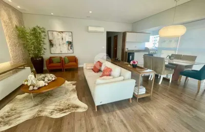 Encantador apartamento 3 suítes – mobiliado - boqueirão – santos sp