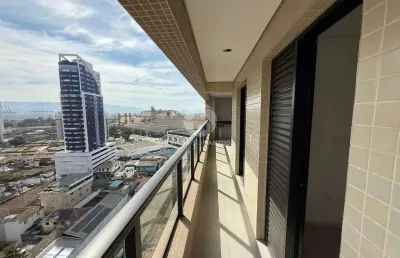 Apartamento à venda, 2 quartos, 2 suítes, 1 vaga, ponta da praia - santos/sp