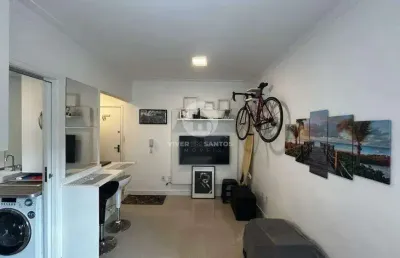 Apartamento à venda, 1 quarto, na ponta da praia, em santos/sp.