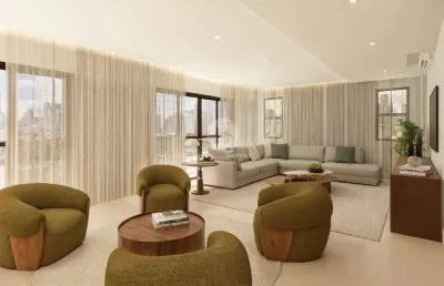 Apartamento com 3 suítes à venda, 220m² - vila rica - santos/sp