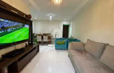 Apartamento à venda, 3 quartos, 1 suíte, 1 vaga, embaré - santos/sp