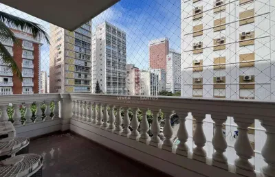 Apartamento com 5 dormitórios, 3 vagas a venda, - oportunidade de sofisticação e exclusividade no coração do gonzaga - santos/sp
