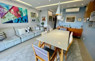Encantador apartamento 3 dorm (1 suíte) – lazer completo – gonzaga – santos sp