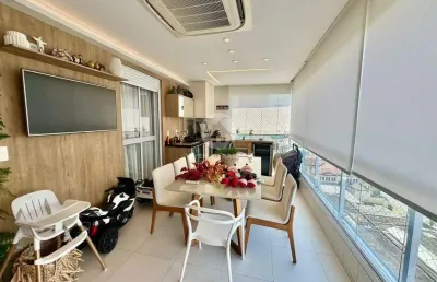 Espetacular apartamento 3 suítes - à venda – mobiliado – lazer completo - boqueirão – santos sp