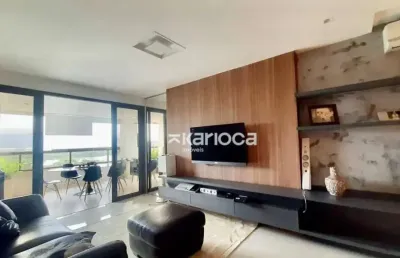 Apartamento com 3 dormitórios à venda, 131 m² por r$ 1.350.000,00 - barra da tijuca - rio de janeiro/rj