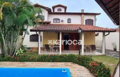 Casa com 4 dormitórios à venda, 303 m² por r$ 1.400.000,00 - montese - resende/rj
