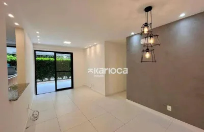 Apartamento garden com 2 dormitórios à venda, 86 m² por r$ 769.000 -  rua omar bandeira ramidan sobrinho -recreio dos bandeirantes - rio de janeiro/rj
