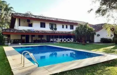 Casa com 5 dormitórios à venda, 800 m² por r$ 13.500.000 -  rua agamemnon magalhães - itanhangá - rio de janeiro/rj