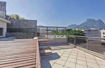 Cobertura com 3 dormitórios para alugar, 436 m² - barra da tijuca - rio de janeiro/rj