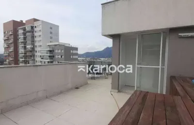 Cobertura com 3 dormitórios à venda, 150 m² por r$ 1.380.000 -  avenida embaixador abelardo bueno - barra da tijuca - rio de janeiro/rj
