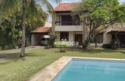 Casa com 4 dormitórios à venda, 656 m² por r$ 5.500.000 - rua engenheiro césar grillo - barra da tijuca - rio de janeiro/rj