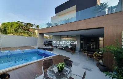 Casa com 5 dormitórios para alugar, 350 m² - recreio dos bandeirantes - rio de janeiro/rj