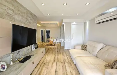 Apartamento com 4 dormitórios à venda, 144 m² por r$ 1.675.000 - barra da tijuca - rio de janeiro/rj