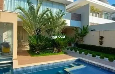 Casa em condomínio fechado com 5 quartos à venda na Estrada Vereador Alceu de Carvalho, 555, Recreio dos Bandeirantes, Rio de Janeiro