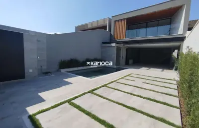 Casa em condomínio fechado com 5 quartos à venda na Avenida Rosauro Estellita, 461, Barra da Tijuca, Rio de Janeiro
