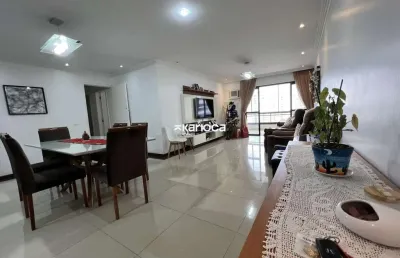 Amplo apartamento de 3 quartos com suíte, escritório e móveis planejados na aroazes - barra olímpica - rj