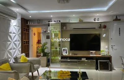 Apartamento 3 quartos, sol da manhã, vista livre pedra da gávea