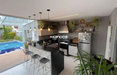 Casa de alto padrão na barra da tijuca - 4 suítes - 420 metros - rio mar