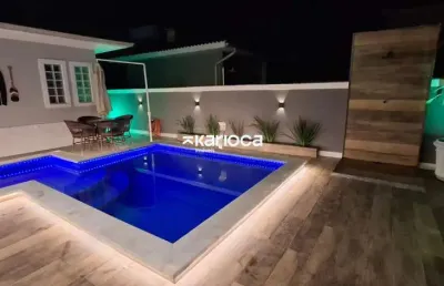 Casa duplex com 3 suítes na reserva ecologica do sahy - porteira fechada