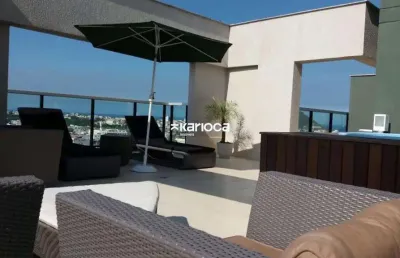 Cobertura com 3 quartos à venda na avenida ailton henrique da costa, 151, recreio dos bandeirantes, rio de janeiro, 183 m2 por r$ 1.020.000