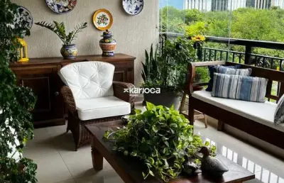 Apartamento 4 quartos( 3 suítes)  3 vagas, península - barra da tijuca, rio de janeiro.