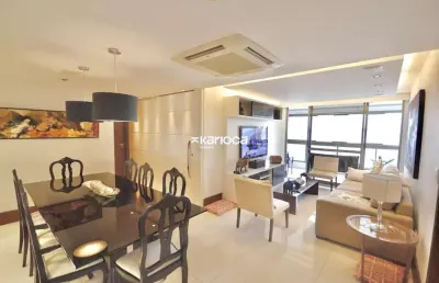 Deslumbrante apartamento com vista para o mar de 155m2 no alfa barra