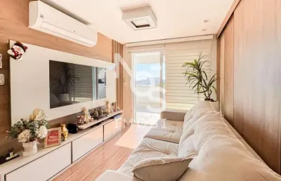 Apartamento mobiliado com 03 dormitórios e terraço no panazzolo.
