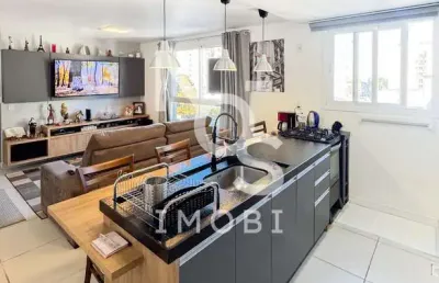 Loft semimobiliado localizado no centro de caxias do sul
