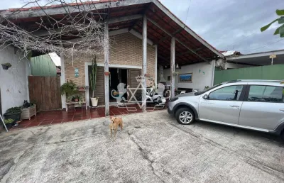 Casa à venda, 350m da praia, 03 dormitórios, sendo 01 suíte + edícula, jardim aruan, caraguatatuba,