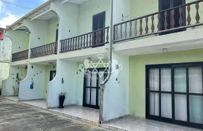 Casa em condominio c/2 dorms e 3 vagas de garagem à venda a 300m da praia martim de sa, caraguatatu