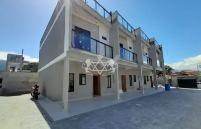 Triplex em condominio fechado, 100m da praia do massaguaçu, caraguatatuba/ sp, vista para o mar, un