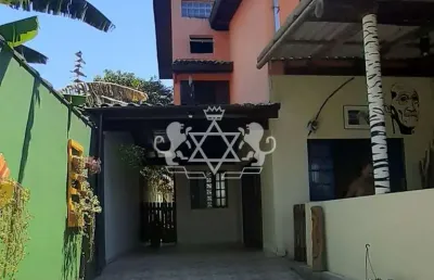 Casa c/ edícula à venda com área total  315 m2 , martim de sá, caraguatatuba, sp