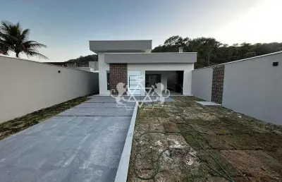 Casa nova 3 dormitórios (sendo 1 suíte) à venda no massaguaçu, caraguatatuba, sp - aceita financiam