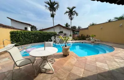 Casa à venda c/3 dorms, piscina no porto novo, caraguatatuba, sp