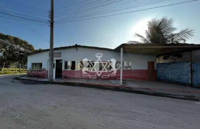 Ponto comercial com casa nos fundos, pegorelli, caraguatatuba, sp