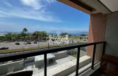Apartamento 1 dorm frente mar à venda, praia do indaiá, caraguatatuba, sp