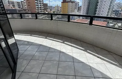 Amplo apartamento com 127 m ² - 03 quartos - varanda - jd. oceania