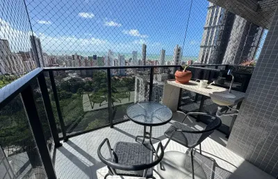 Apartamento porteira fechada - 02 suítes - 02 vagas - depósito privativo - miramar - joão pessoa/pb