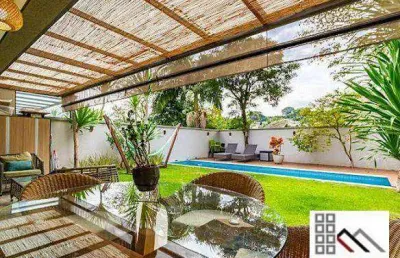 Casa de alto padrão em condomínio 4 dormitórios (424,76m²), 4 suítes, 4 vagas. próximo do shopping morumbi