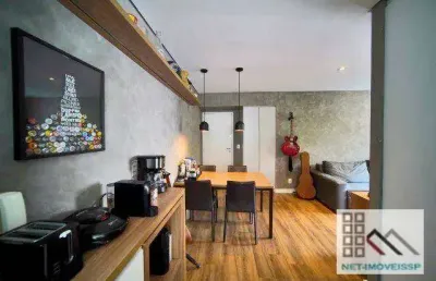 Apartamento 1 dormitórios (45,31m²), 1 vaga. próximo do shopping pátio higienópolis