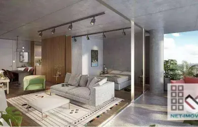 Apartamento 1 dormitório (63,57m²), 1 banheiro, varanda, 2 vagas. próximo do shopping vila olímpia
