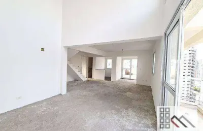 Cobertura duplex de alto padrão 4 dormitórios (234m²), 2 suítes, 3 vagas, terraço. próximo da praça de moema