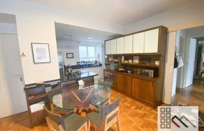 Apartamento 2 dormitórios (81m²), 1 suíte, 2 banheiros, reformado e mobiliado. no coração do itaim bibi