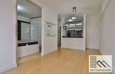 Apartamento 1 dormitório (41m²), 1 banheiro, 1 vaga. próximo da estação vila madalena