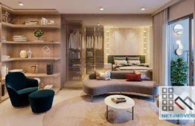 Apartamento 1 dormitório (30m²), 1 suíte, terraço. próximo da estação eucaliptos do metrô