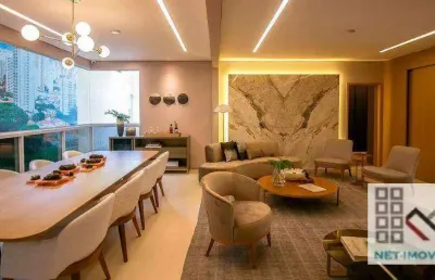Apartamento 3 dormitórios (221,30m³), 3 suítes, varanda gourmet, 4 vagas. na esquina mais icônica da vila romana