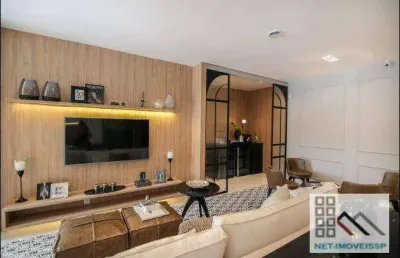 Apartamento 2 dormitórios (118,81m²), 2 suítes, varanda, 2 vagas. próximo do parque villa lobos