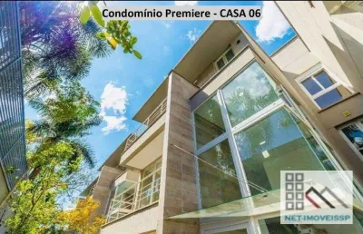 Casa de alto padrão em condomínio 4 dormitórios (424,76m²), 4 suítes, 4 vagas. próximo do shopping morumbi