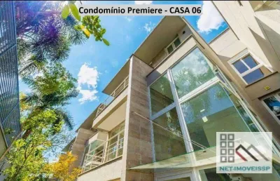 Casa de alto padrão em condomínio 4 dormitórios (424,76m²), 4 suítes, 4 vagas. próximo do shopping morumbi