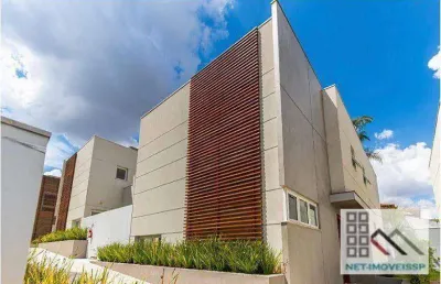 Casa de alto padrão em condomínio 4 dormitórios (525,09m²), 4 suítes, 5 vagas. próximo do shopping morumbi